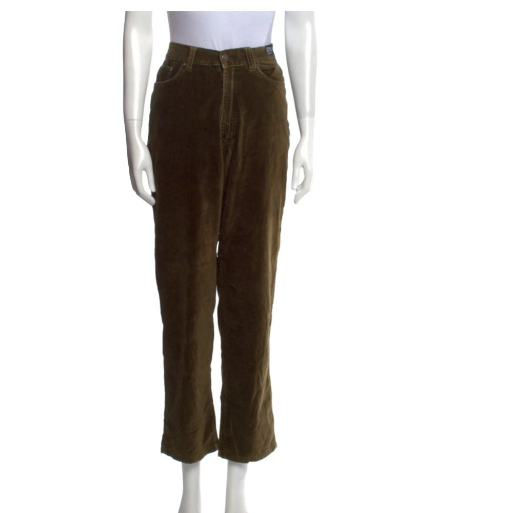 VERSACE JEANS High-Rise Straight Leg Jeans Size: M | US 30
